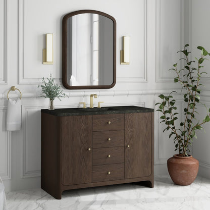 James Martin - Gracyn 48" Single Vanity, Sable, w/ 3 CM Phantome Eclos Widespread Top - D125-V48-SBL-WPHT view 3