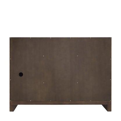 James Martin - Gracyn 48" Single Vanity, Sable, w/ 3 CM White Zeus Quartz Top - D125-V48-SBL-3WZ view 10