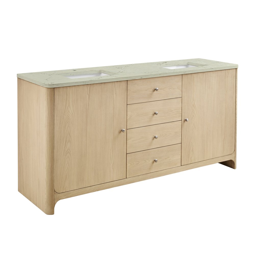 James Martin - Gracyn 72" Double Vanity, Coastal Driftwood - D125-V72-CSD view 5