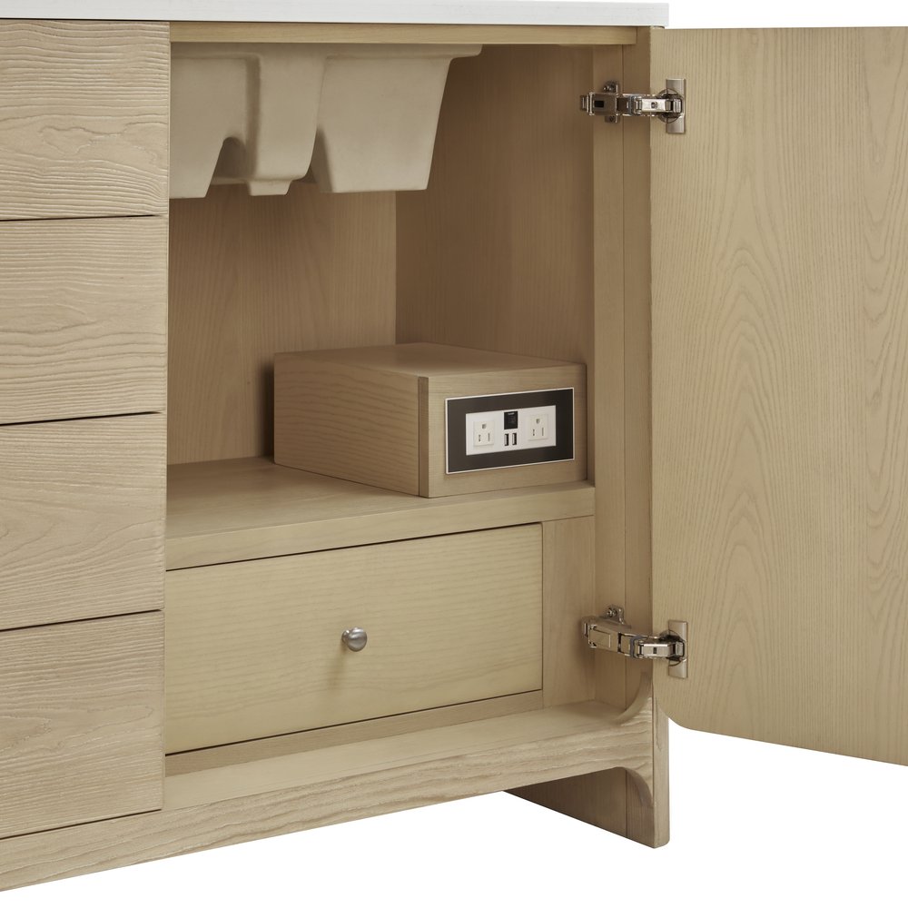 James Martin - Gracyn 72" Double Vanity, Coastal Driftwood - D125-V72-CSD view 8