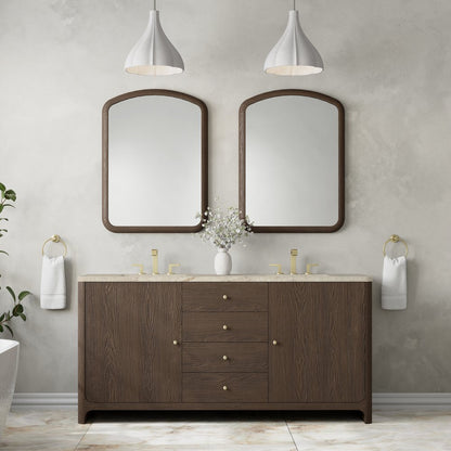 James Martin - Gracyn 72" Double Vanity, Sable, w/ 3 CM Tajnar Eclos Widespread Top - D125-V72-SBL-WTJR view 2