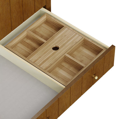 James Martin - Hudson 30" Single Vanity Cabinet, Honey Oak - 435-V30-HNO view 9