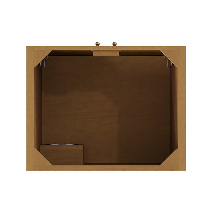 James Martin - Hudson 30" Single Vanity, Honey Oak w/ 3 CM Phantome Eclos Top - 435-V30-HNO-3PHT view 6