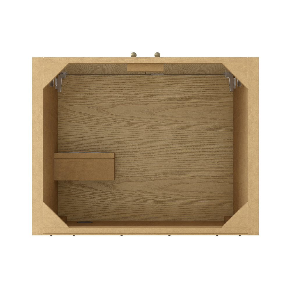 James Martin - Hudson 30" Single Vanity, Light Natural Oak w/ 3 CM Lime Delight Silestone Top - 435-V30-LNO-3LDL view 6