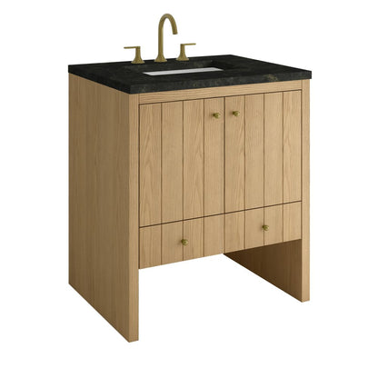 James Martin - Hudson 30" Single Vanity, Light Natural Oak w/ 3 CM Phantome Eclos Top - 435-V30-LNO-3PHT view 11