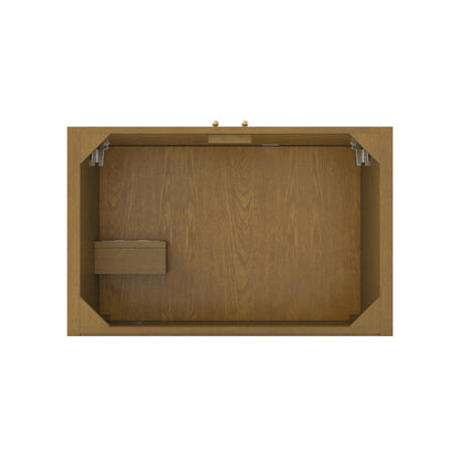 James Martin - Hudson 36" Single Vanity, Honey Oak w/ 3 CM Lime Delight Silestone Top - 435-V36-HNO-3LDL view 6