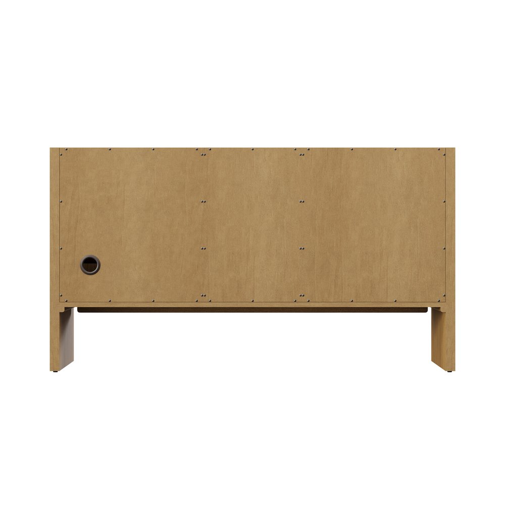 James Martin - Hudson 60" Double Vanity, Light Natural Oak w/ 3 CM Eternal Jasmine Pearl Top - 435-V60D-LNO-3EJP view 10
