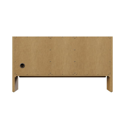 James Martin - Hudson 60" Double Vanity, Light Natural Oak w/ 3 CM Victorian Silver Top w/FreePower Wireless Charger - 435-V60D-LNO-FVSL view 10
