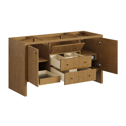 James Martin - Hudson 60" Single Vanity Cabinet, Honey Oak - 435-V60S-HNO view 4