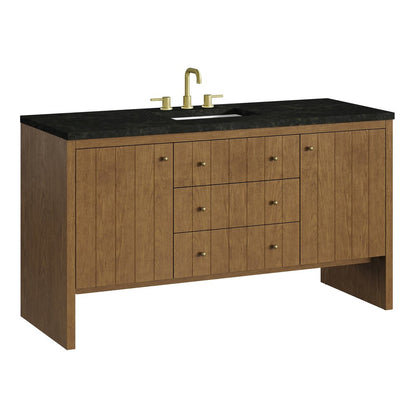 James Martin - Hudson 60" Single Vanity, Honey Oak w/ 3 CM Phantome Eclos Top - 435-V60S-HNO-3PHT view 11