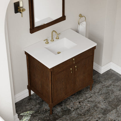 James Martin - Kinnsden 26" Mirror, Sable Oak - D680-M26-SBK view 4