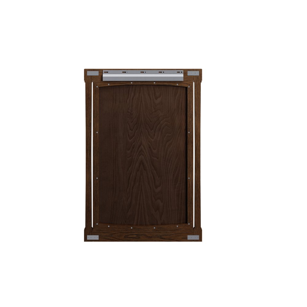 James Martin - Kinnsden 26" Mirror, Sable Oak - D680-M26-SBK view 5