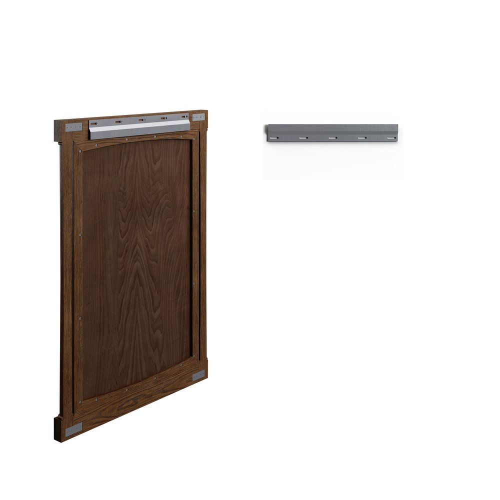 James Martin - Kinnsden 26" Mirror, Sable Oak - D680-M26-SBK view 9