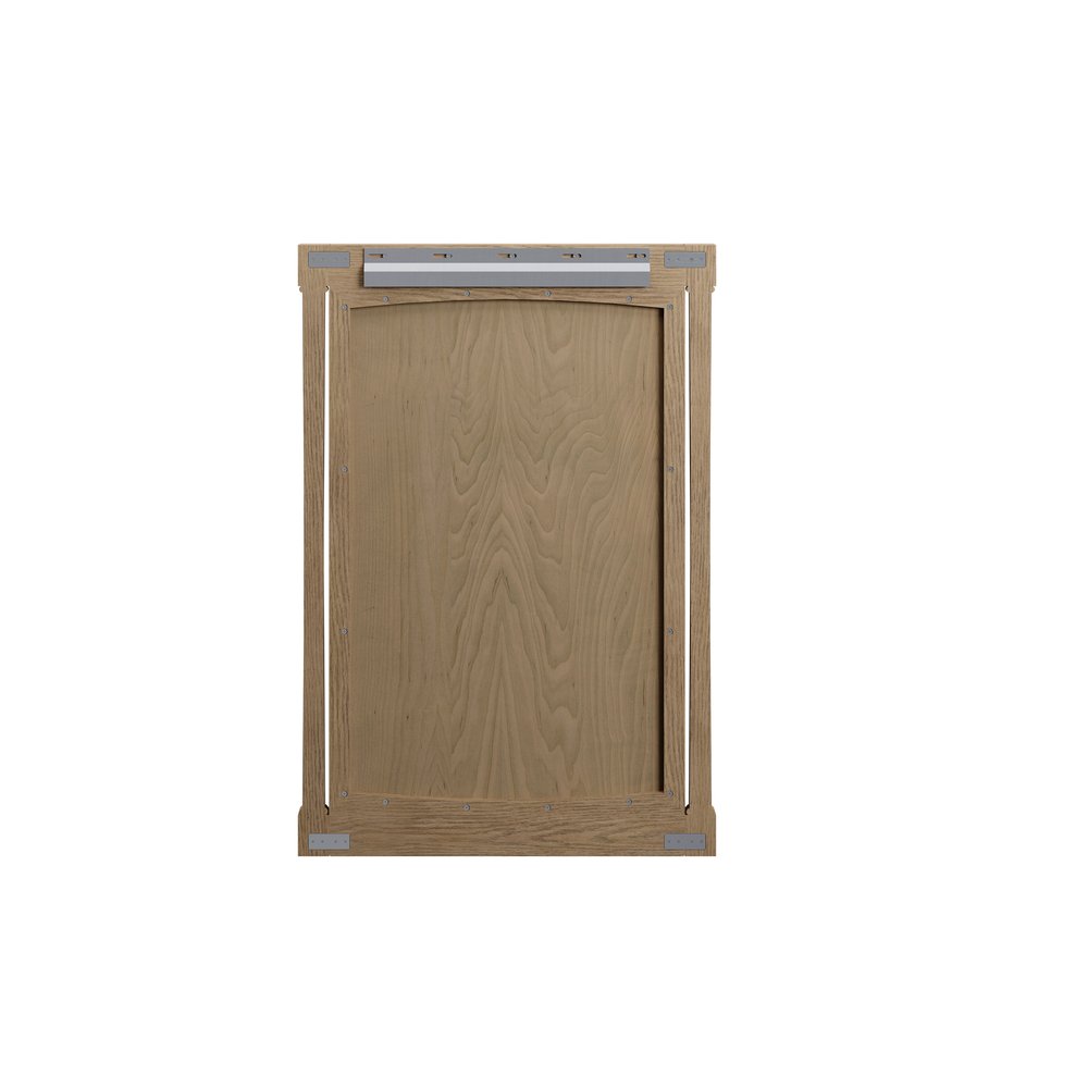 James Martin - Kinnsden 26" Mirror, Weathered Oak - D680-M26-WTO view 5
