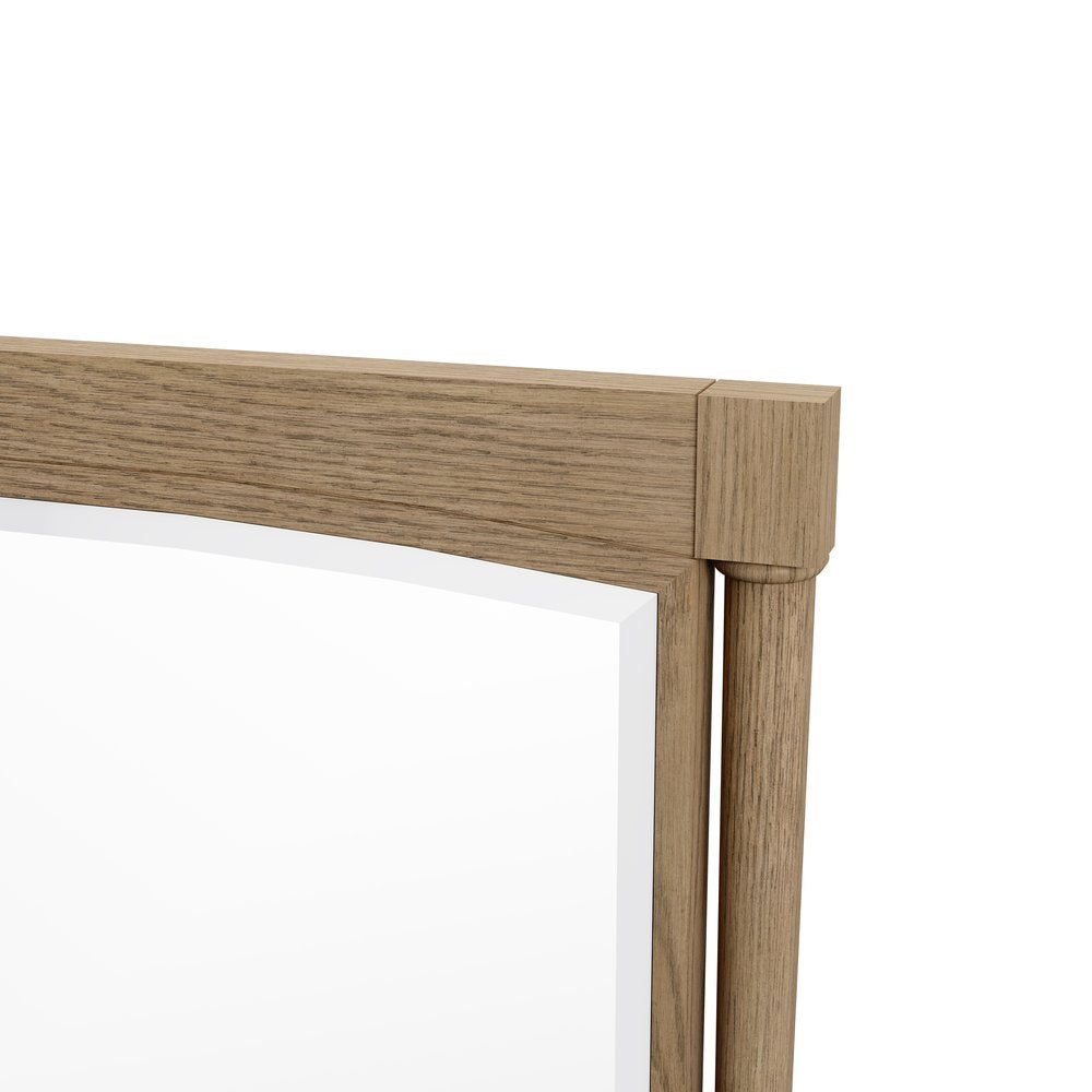 James Martin - Kinnsden 30" Mirror, Weathered Oak - D680-M30-WTO view 8