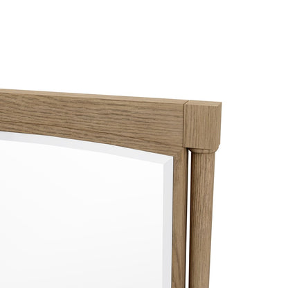 James Martin - Kinnsden 30" Mirror, Weathered Oak - D680-M30-WTO view 8