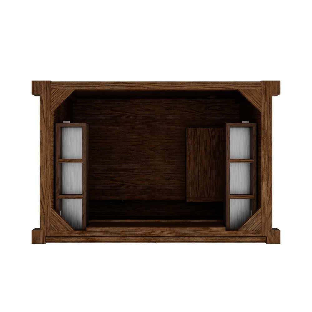 James Martin - Kinnsden 36" Single Vanity Cabinet, Sable Oak - D680-V36-SBK view 2