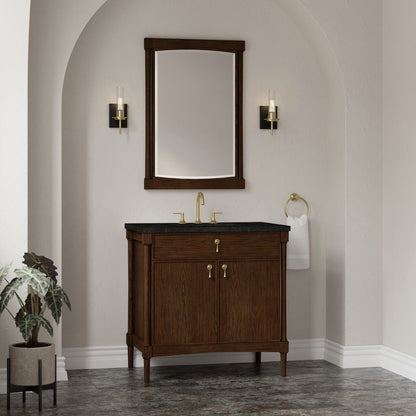 James Martin - Kinnsden 36" Single Vanity, Sable Oak w/ 3 CM Phantome Eclos Top - D680-V36-SBK-3PHT view 4