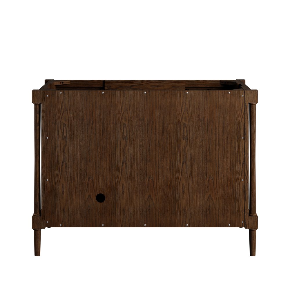 James Martin - Kinnsden 48" Single Vanity, Sable Oak w/ 3 CM Tajnar Eclos Top w/FreePower Wireless Charger - D680-V48-SBK-FTJR view 9