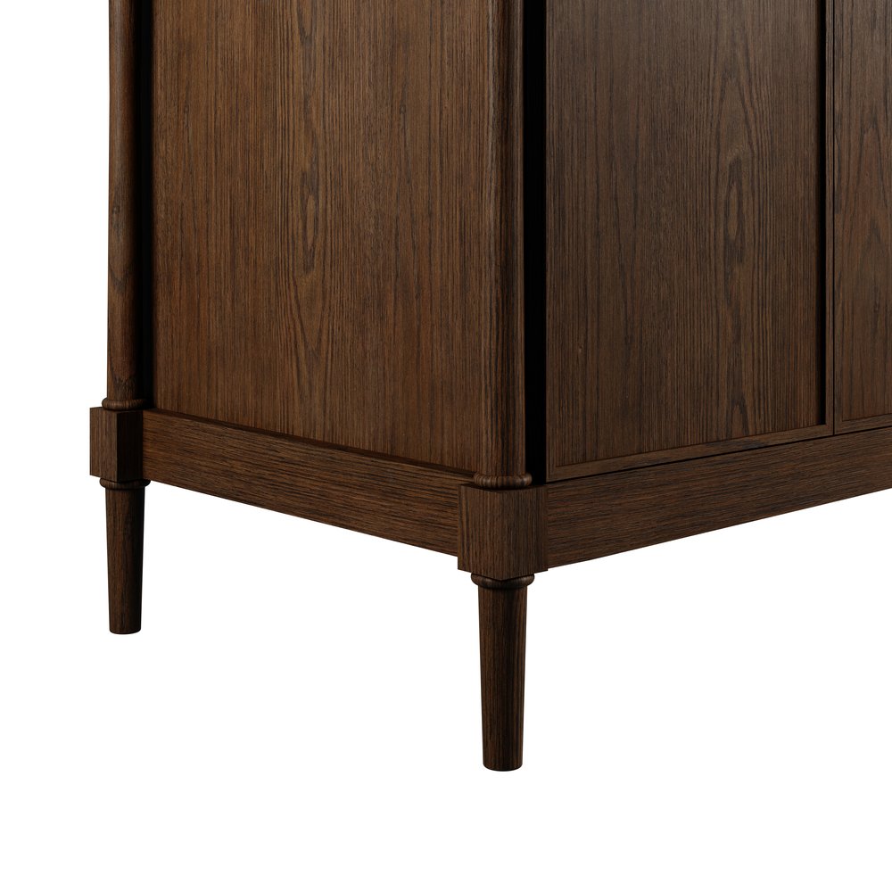 James Martin - Kinnsden 72" Double Vanity, Sable Oak w/ 3 CM Siberian Silestone Top w/FreePower Wireless Charger - D680-V72-SBK-FSFR view 12