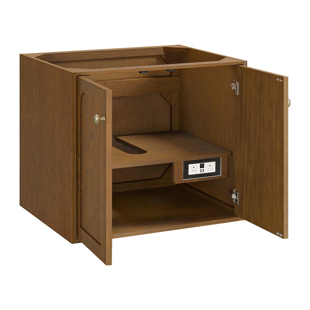 James Martin - Laurent 30" Single Vanity Cabinet, Honey Oak - 545-V30-HNO view 5