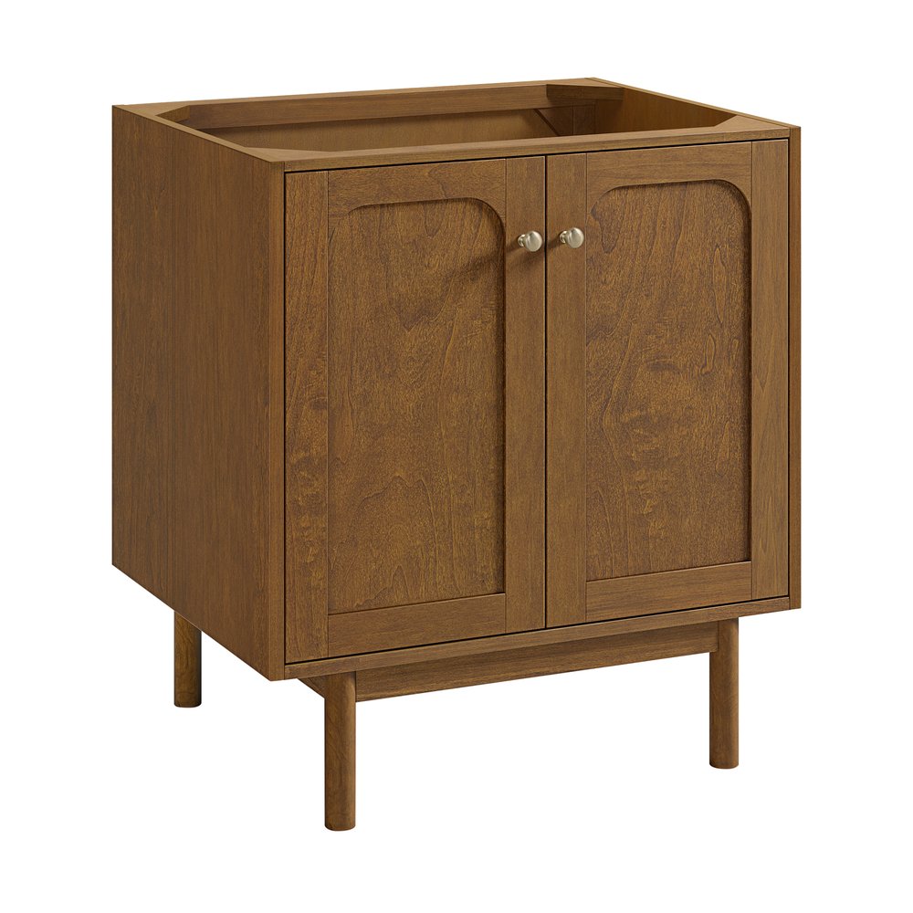 James Martin - Laurent 30" Single Vanity, Honey Oak w/ 3 CM Lime Delight Silestone Top - 545-V30-HNO-3LDL view 3