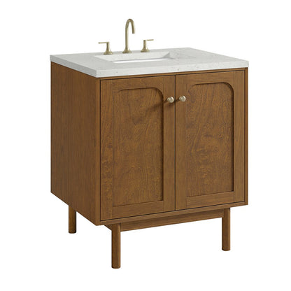 James Martin - Laurent 30" Single Vanity, Honey Oak w/ 3 CM Lime Delight Silestone Top - 545-V30-HNO-3LDL view 16