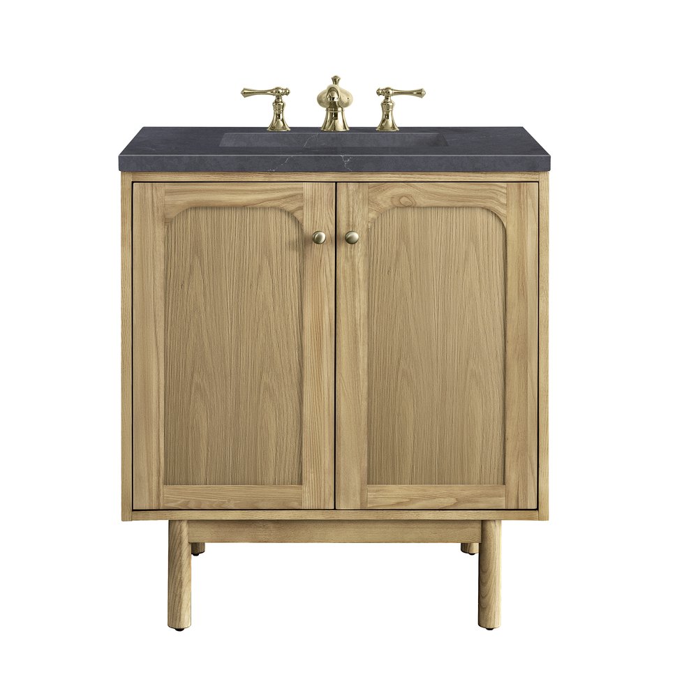 James Martin - Laurent 30" Single Vanity, Light Natural Oak w/ 3 CM Charcoal Soapstone Top - 545-V30-LNO-3CSP view 1