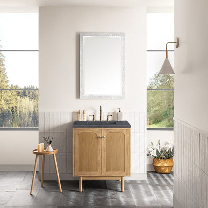 James Martin - Laurent 30" Single Vanity, Light Natural Oak w/ 3 CM Charcoal Soapstone Top - 545-V30-LNO-3CSP view 5