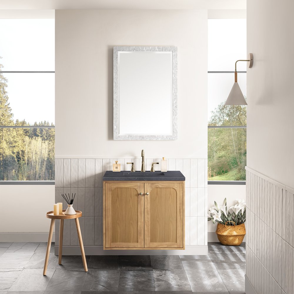 James Martin - Laurent 30" Single Vanity, Light Natural Oak w/ 3 CM Charcoal Soapstone Top - 545-V30-LNO-3CSP view 6