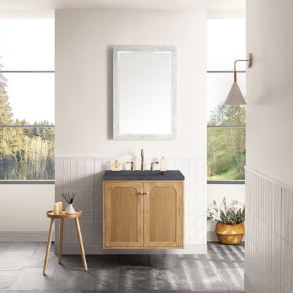 James Martin - Laurent 30" Single Vanity, Light Natural Oak w/ 3 CM Charcoal Soapstone Top - 545-V30-LNO-3CSP view 6