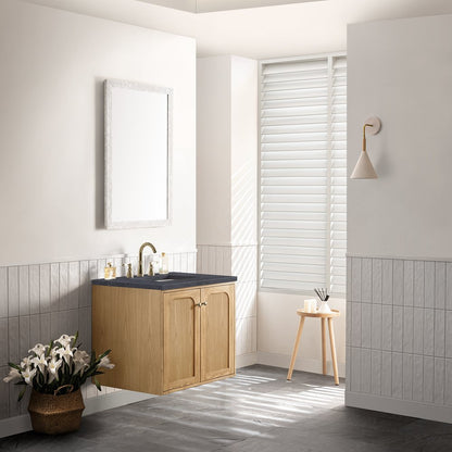 James Martin - Laurent 30" Single Vanity, Light Natural Oak w/ 3 CM Charcoal Soapstone Top - 545-V30-LNO-3CSP view 8