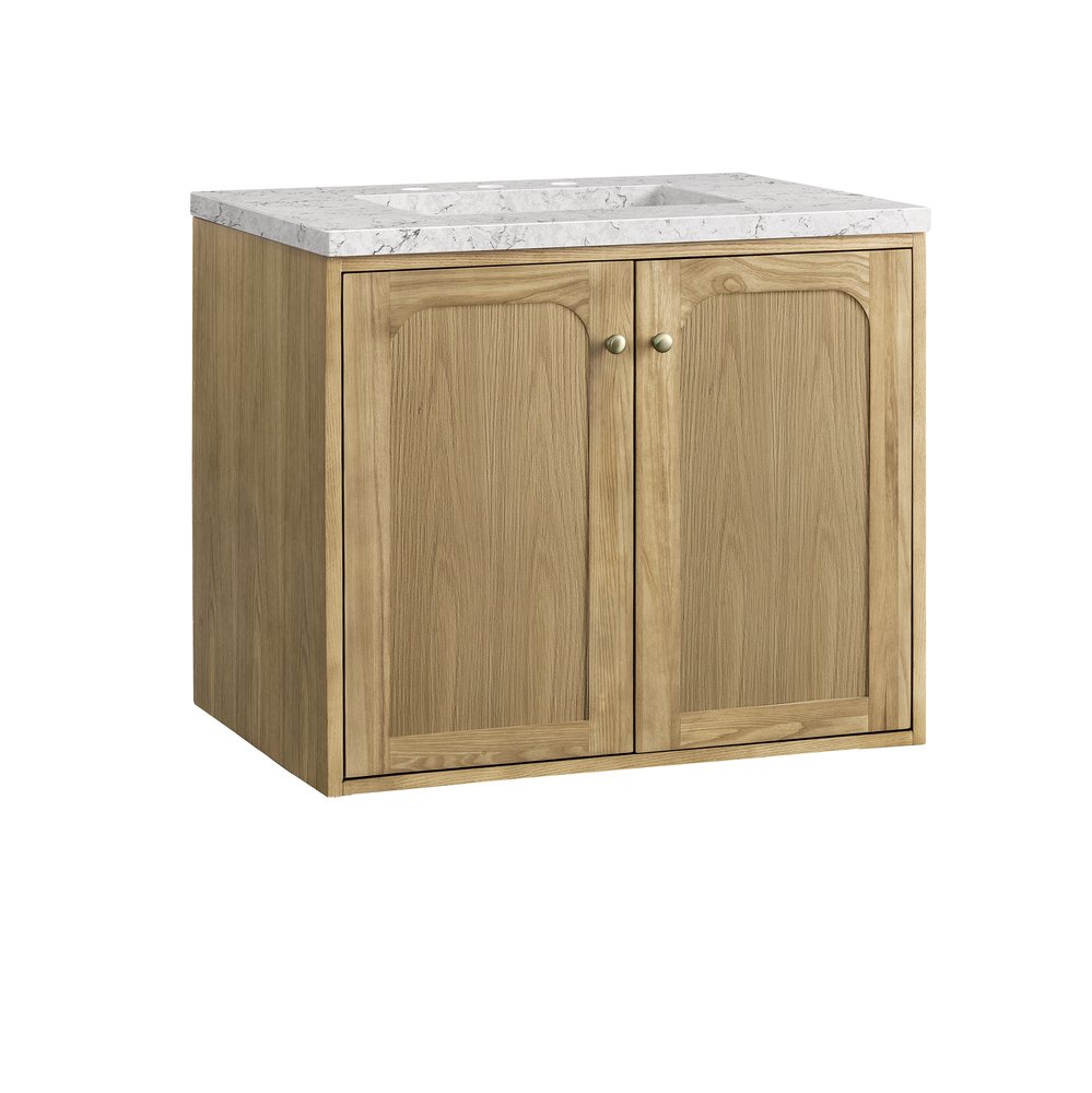 James Martin - Laurent 30" Single Vanity, Light Natural Oak w/ 3 CM Eternal Jasmine Pearl Top - 545-V30-LNO-3EJP view 19
