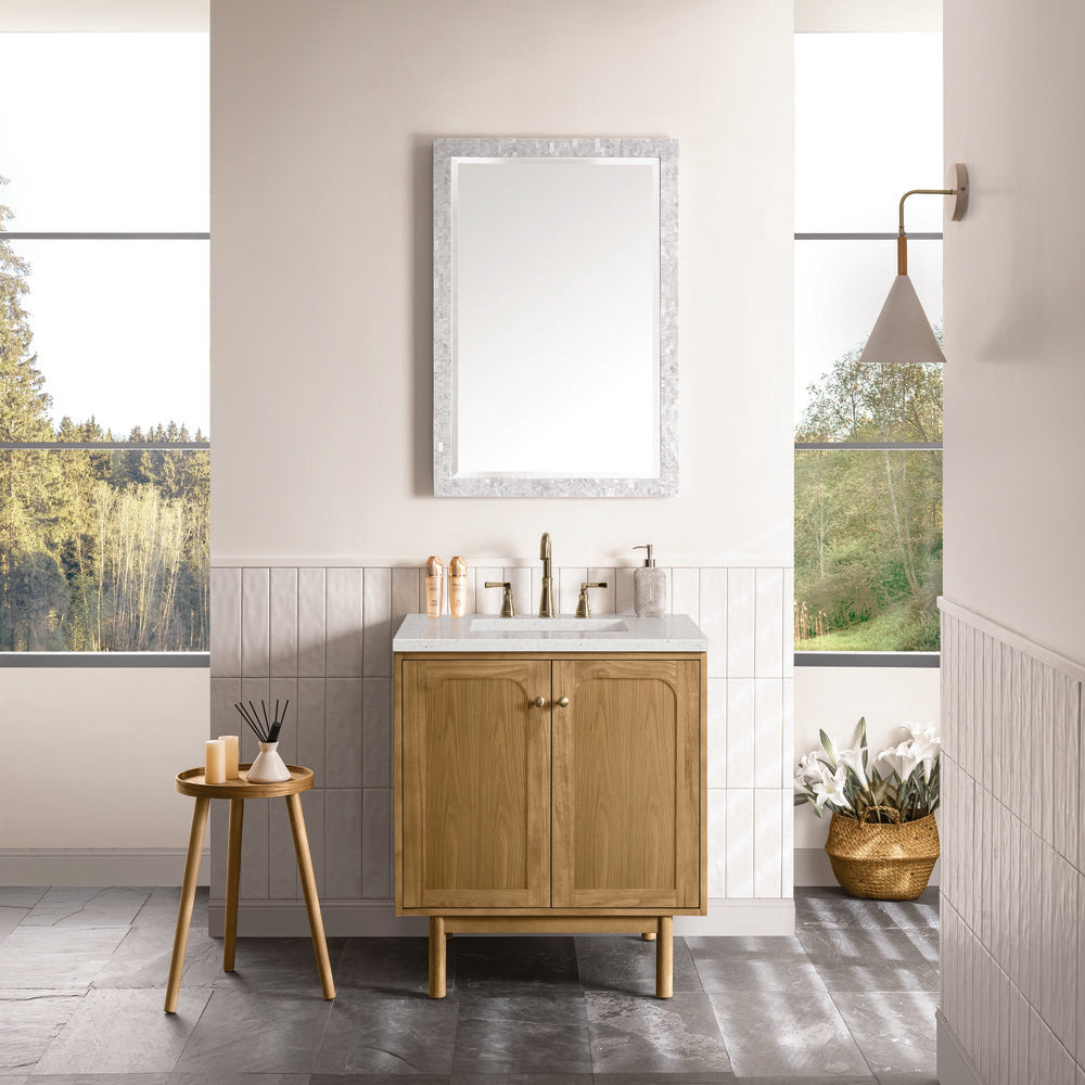 James Martin - Laurent 30" Single Vanity, Light Natural Oak w/ 3 CM Lime Delight Top - 545-V30-LNO-3LDL view 5