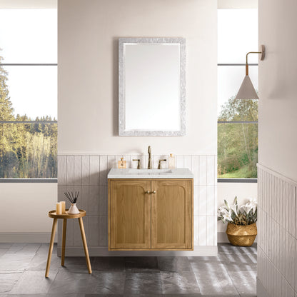 James Martin - Laurent 30" Single Vanity, Light Natural Oak w/ 3 CM Lime Delight Top - 545-V30-LNO-3LDL view 6
