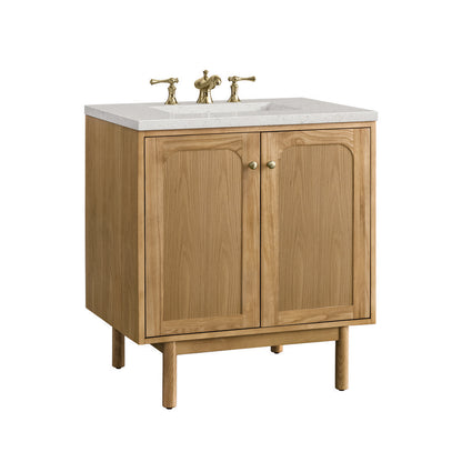 James Martin - Laurent 30" Single Vanity, Light Natural Oak w/ 3 CM Lime Delight Top - 545-V30-LNO-3LDL view 18