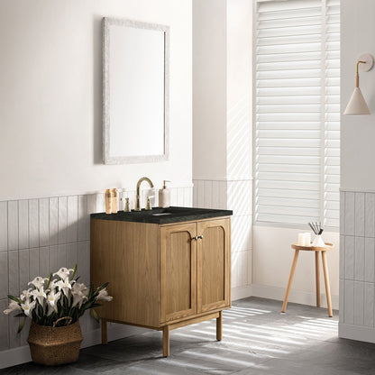 James Martin - Laurent 30" Single Vanity, Light Natural Oak, w/ 3 CM Phantome Eclos Top - 545-V30-LNO-3PHT view 9