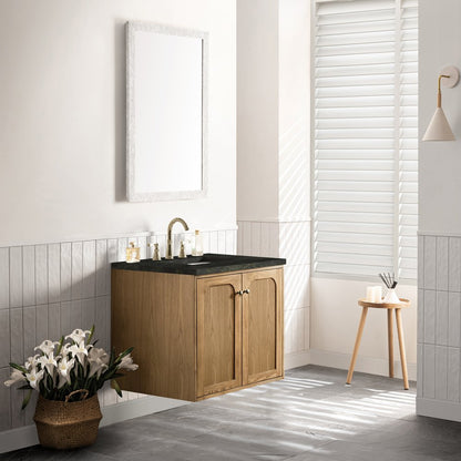 James Martin - Laurent 30" Single Vanity, Light Natural Oak, w/ 3 CM Phantome Eclos Top - 545-V30-LNO-3PHT view 10
