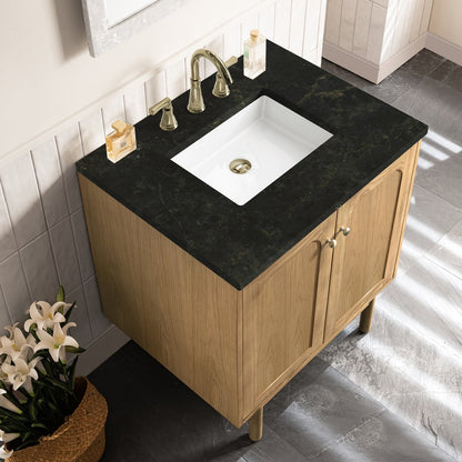 James Martin - Laurent 30" Single Vanity, Light Natural Oak, w/ 3 CM Phantome Eclos Top - 545-V30-LNO-3PHT view 14