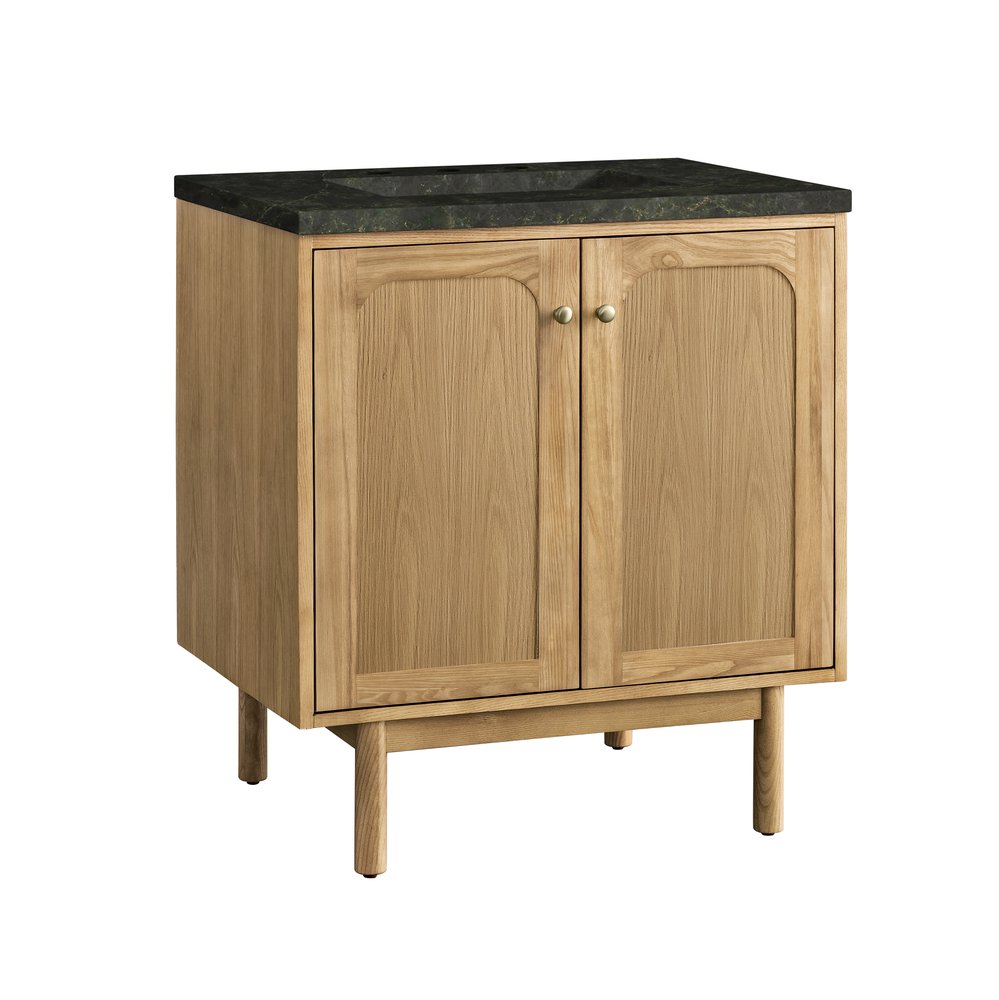 James Martin - Laurent 30" Single Vanity, Light Natural Oak, w/ 3 CM Phantome Eclos Top - 545-V30-LNO-3PHT view 20