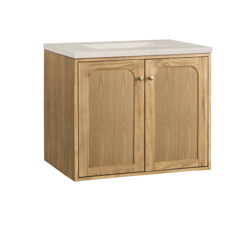 James Martin - Laurent 30" Single Vanity, Light Natural Oak, w/ 3 CM Siberian Silestone Top - 545-V30-LNO-3SFR view 23
