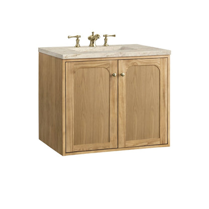 James Martin - Laurent 30" Single Vanity, Light Natural Oak, w/ 3 CM Tajnar Eclos Top - 545-V30-LNO-3TJR view 21