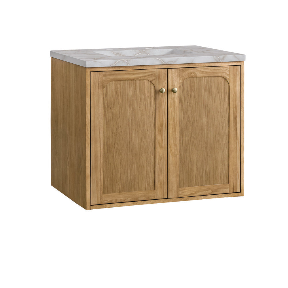 James Martin - Laurent 30" Single Vanity, Light Natural Oak w/ 3 CM Victorian Silver Top - 545-V30-LNO-3VSL view 19