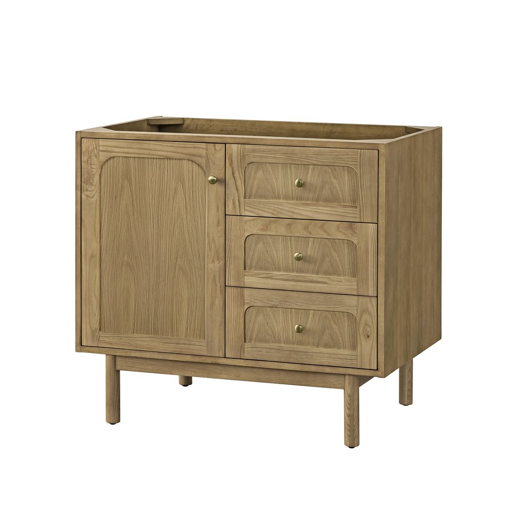 James Martin - Laurent 36" Single Vanity Cabinet, Light Natural Oak - 545-V36-LNO view 1