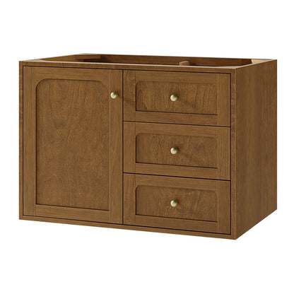 James Martin - Laurent 36" Single Vanity, Honey Oak w/ 3 CM Phantome Eclos Top - 545-V36-HNO-3PHT view 4
