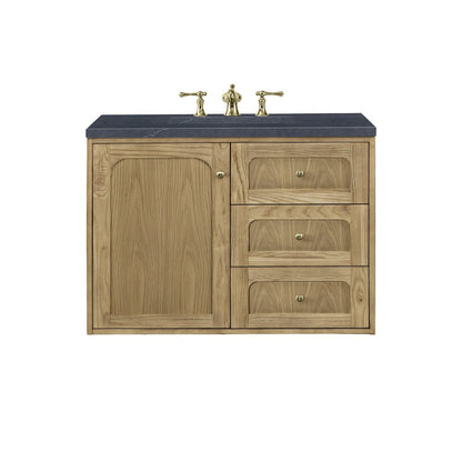 James Martin - Laurent 36" Single Vanity, Light Natural Oak w/ 3 CM Charcoal Soapstone Top - 545-V36-LNO-3CSP view 2