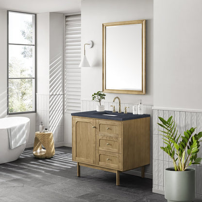 James Martin - Laurent 36" Single Vanity, Light Natural Oak w/ 3 CM Charcoal Soapstone Top - 545-V36-LNO-3CSP view 6