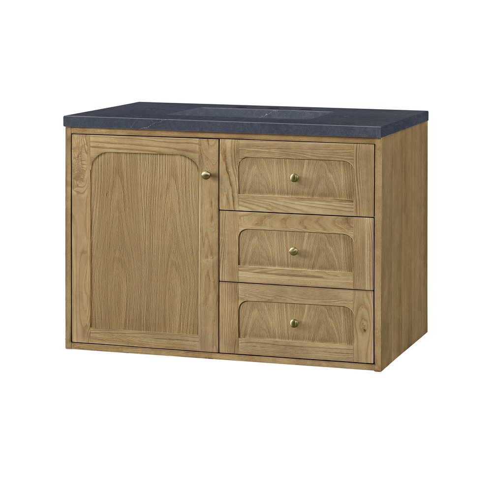 James Martin - Laurent 36" Single Vanity, Light Natural Oak w/ 3 CM Charcoal Soapstone Top - 545-V36-LNO-3CSP view 17
