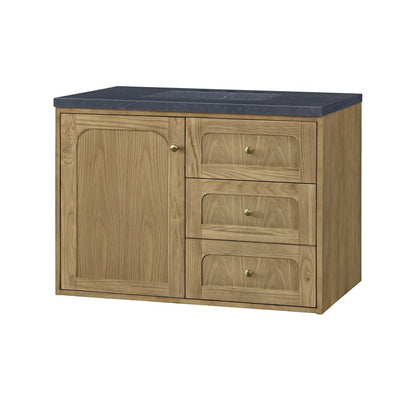James Martin - Laurent 36" Single Vanity, Light Natural Oak w/ 3 CM Charcoal Soapstone Top - 545-V36-LNO-3CSP view 17