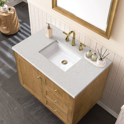 James Martin - Laurent 36" Single Vanity, Light Natural Oak w/ 3 CM Lime Delight Top - 545-V36-LNO-3LDL view 13
